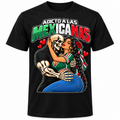 Adicto a las Mexicanas black T-shirt mockup
