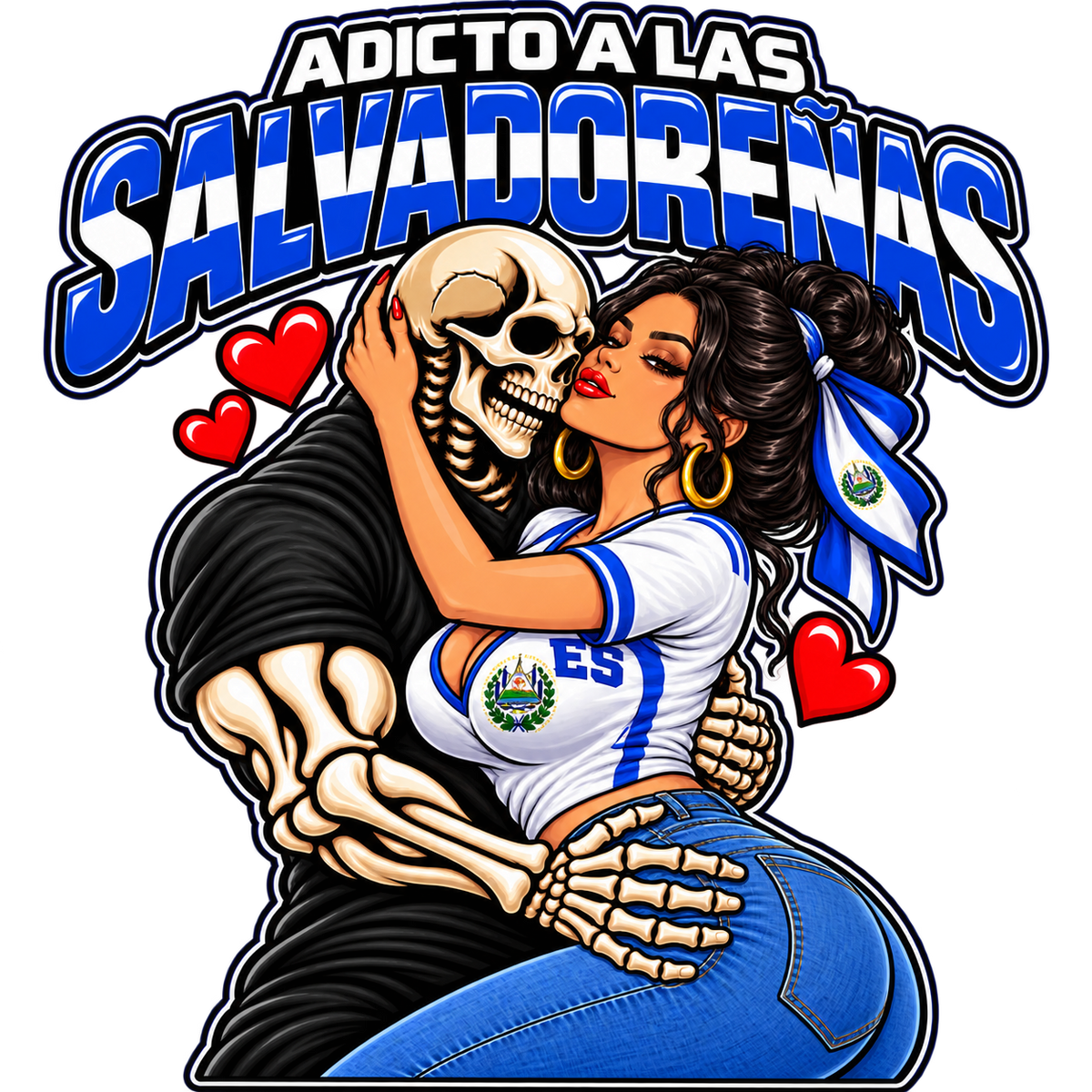 Adicto a las Salvadoreñas graphic design